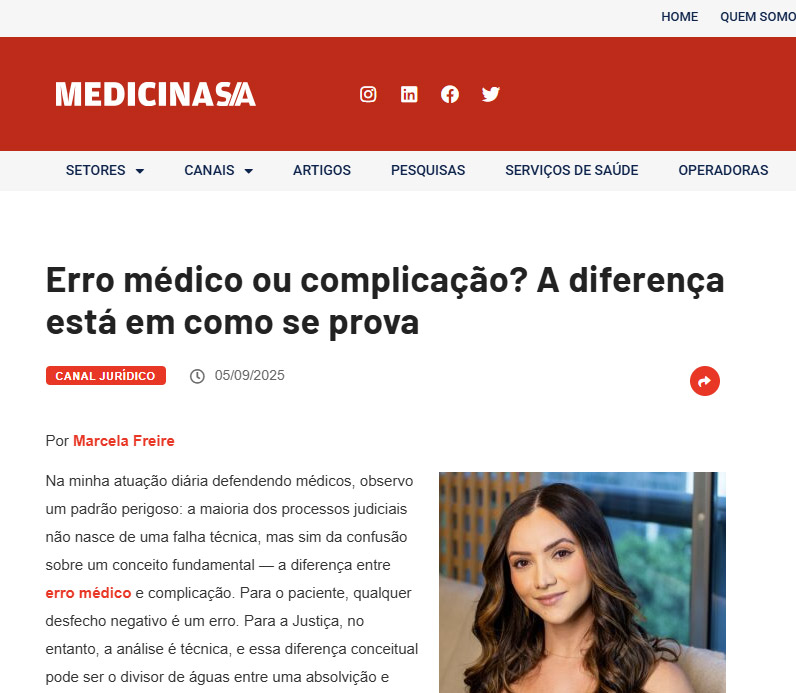 Artigo Medicina sob Pressão