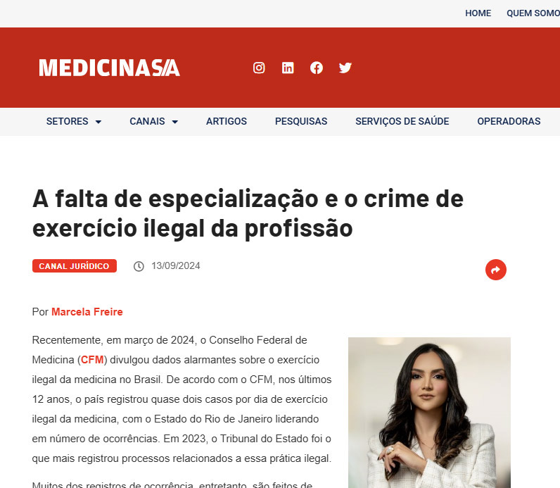 Artigo Médico Especialista